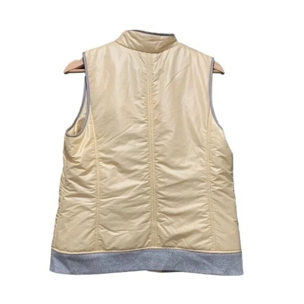 Chicos Pale Yellow Puffer Vest - Picture 2 of 4